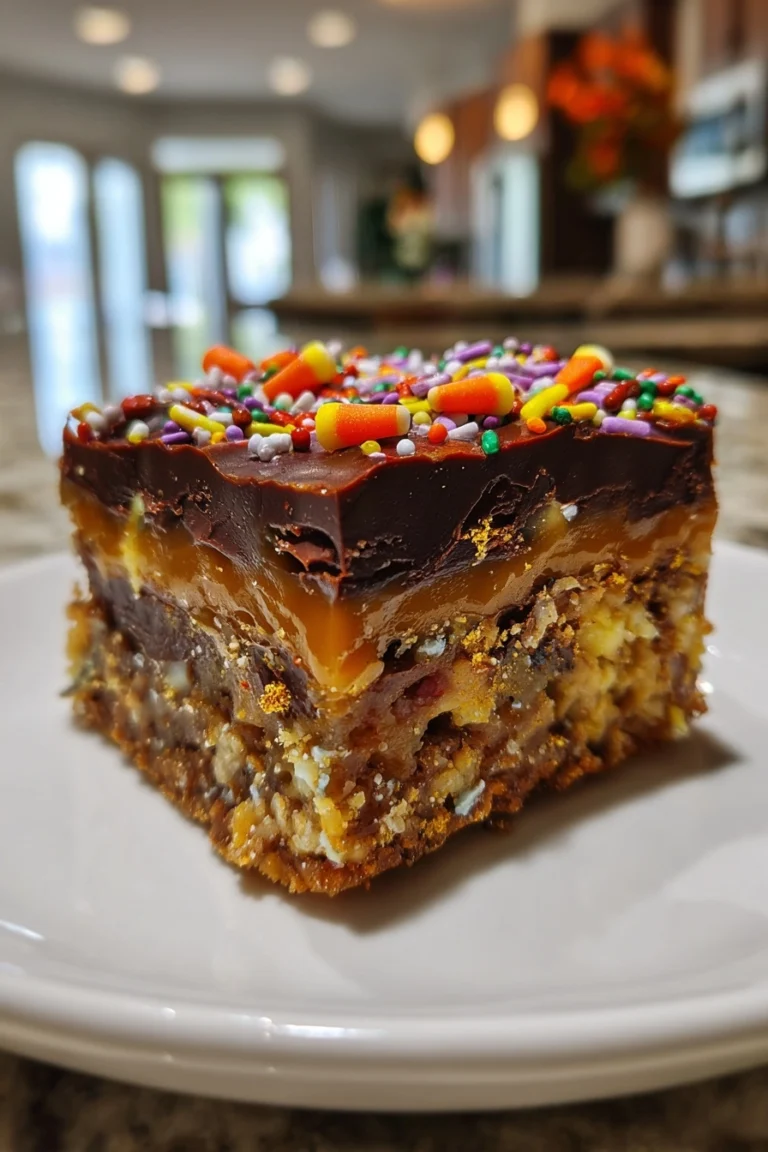 Halloween Magic Bars