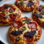 Halloween Mini Pizzas