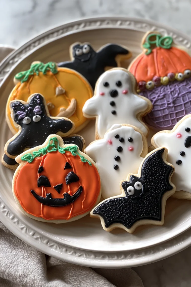 Halloween Shortbread Cookies
