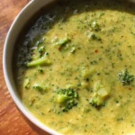 High Protein Broccoli Cheddar Soup