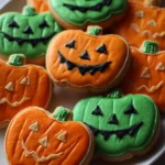 Jack O Lantern Cookies