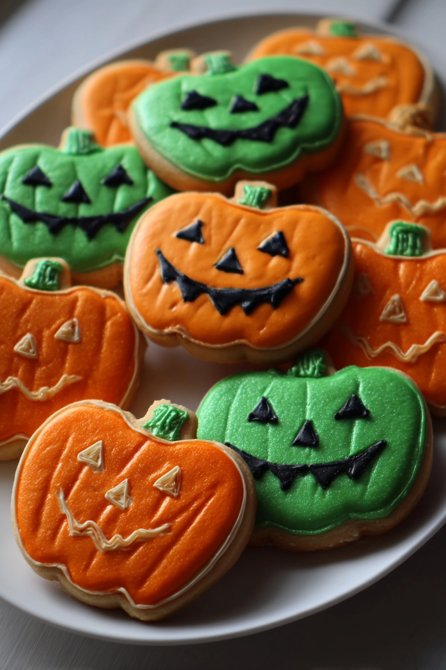 Jack O Lantern Cookies
