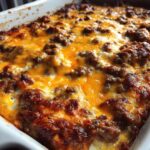Keto Cheeseburger Casserole