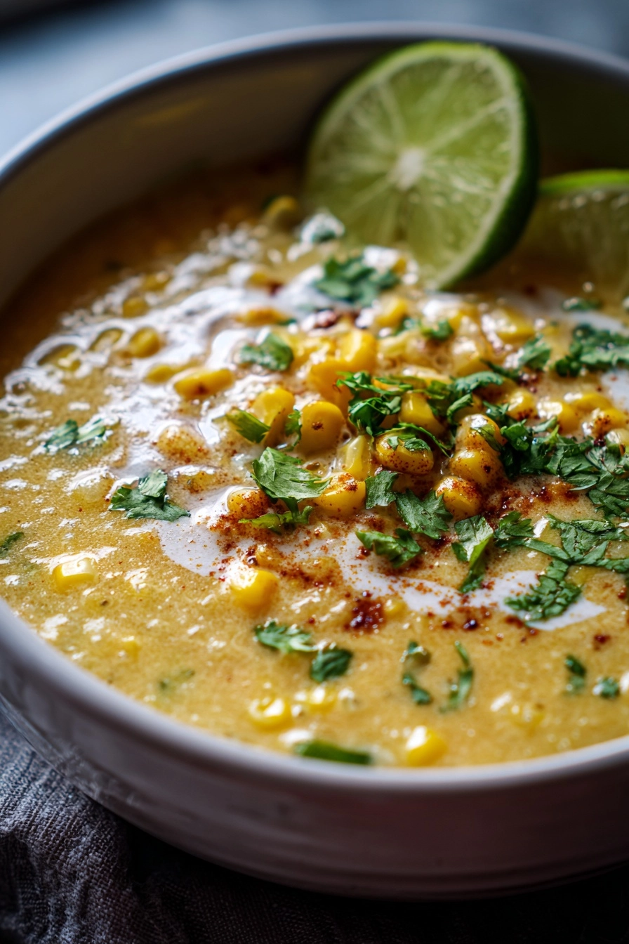 Mexican Street Corn Soup
