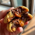 Milk Chocolate Stuffed Jack-O'-Lantern Cookies