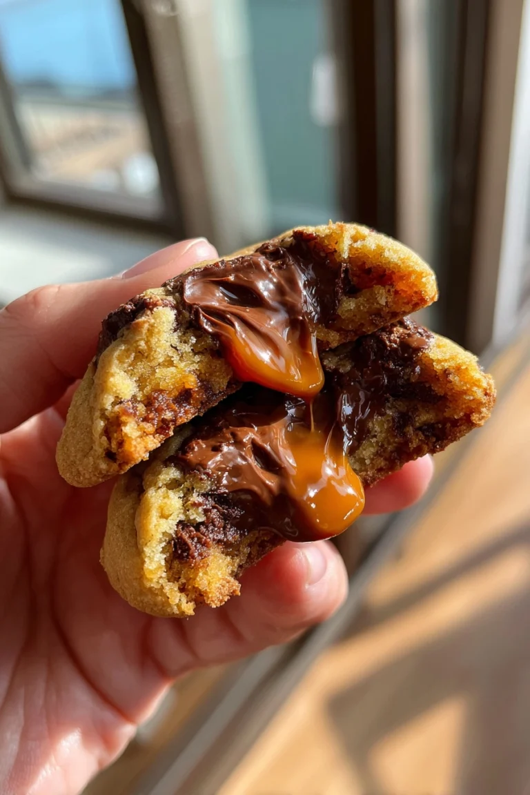 Milk Chocolate Stuffed Jack-O'-Lantern Cookies
