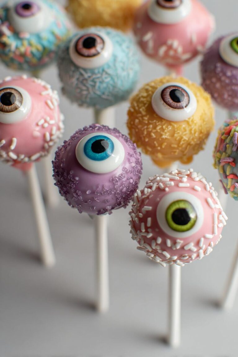 Monster Eyeball Cake Pops
