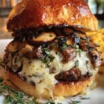 Mushroom Swiss Burger