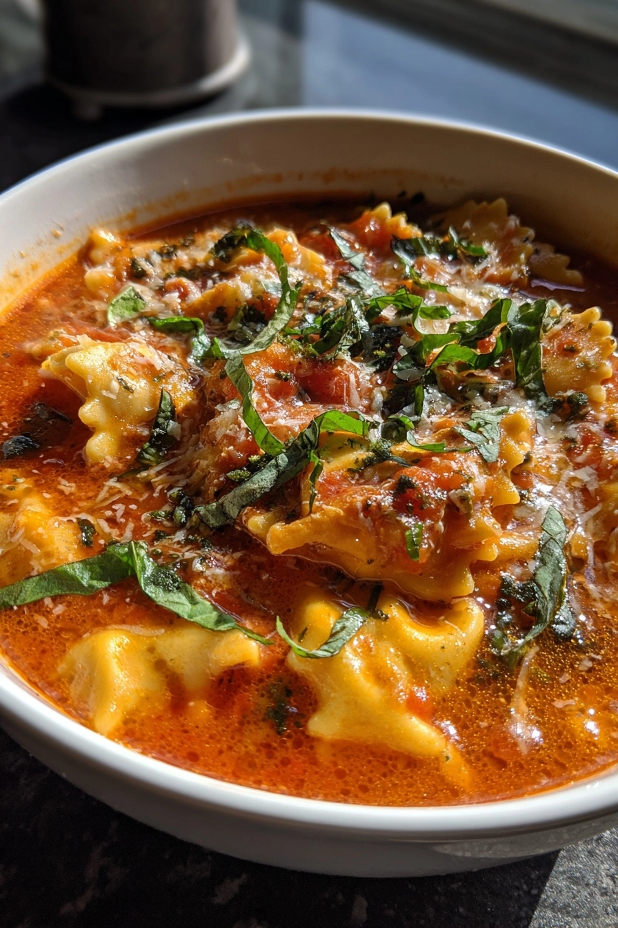 One Pot Lasagna Soup