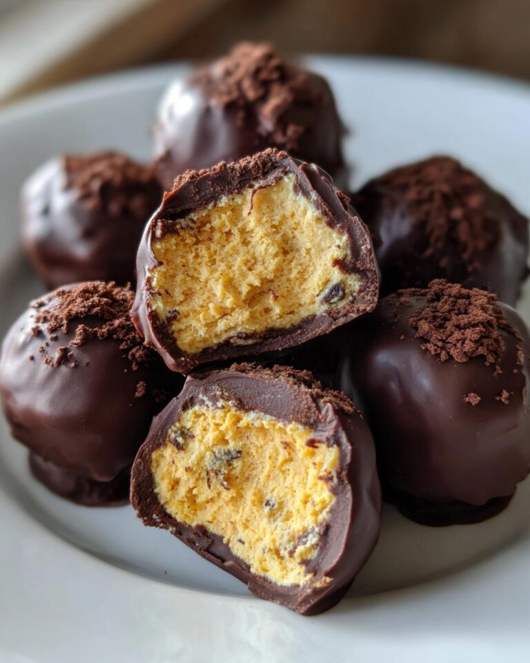 Pumpkin Cheesecake Truffles