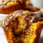 Pumpkin Cinnamon Roll Muffins