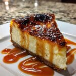 Salted Caramel Crème Brûlée Cheesecake
