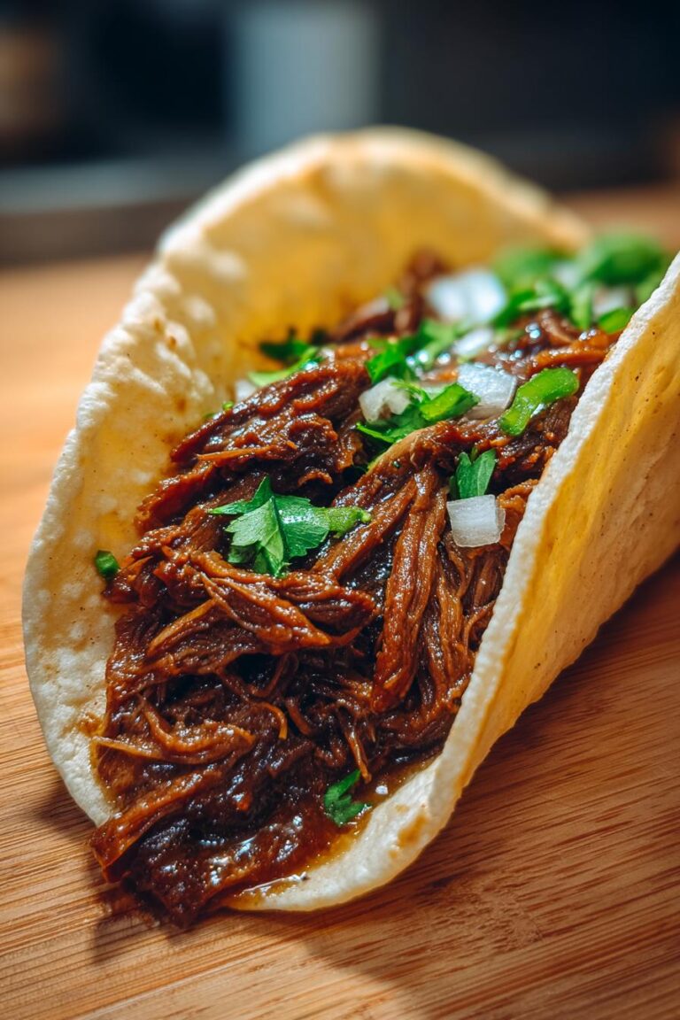 Slow-Cooked Barbacoa Beef Tacos