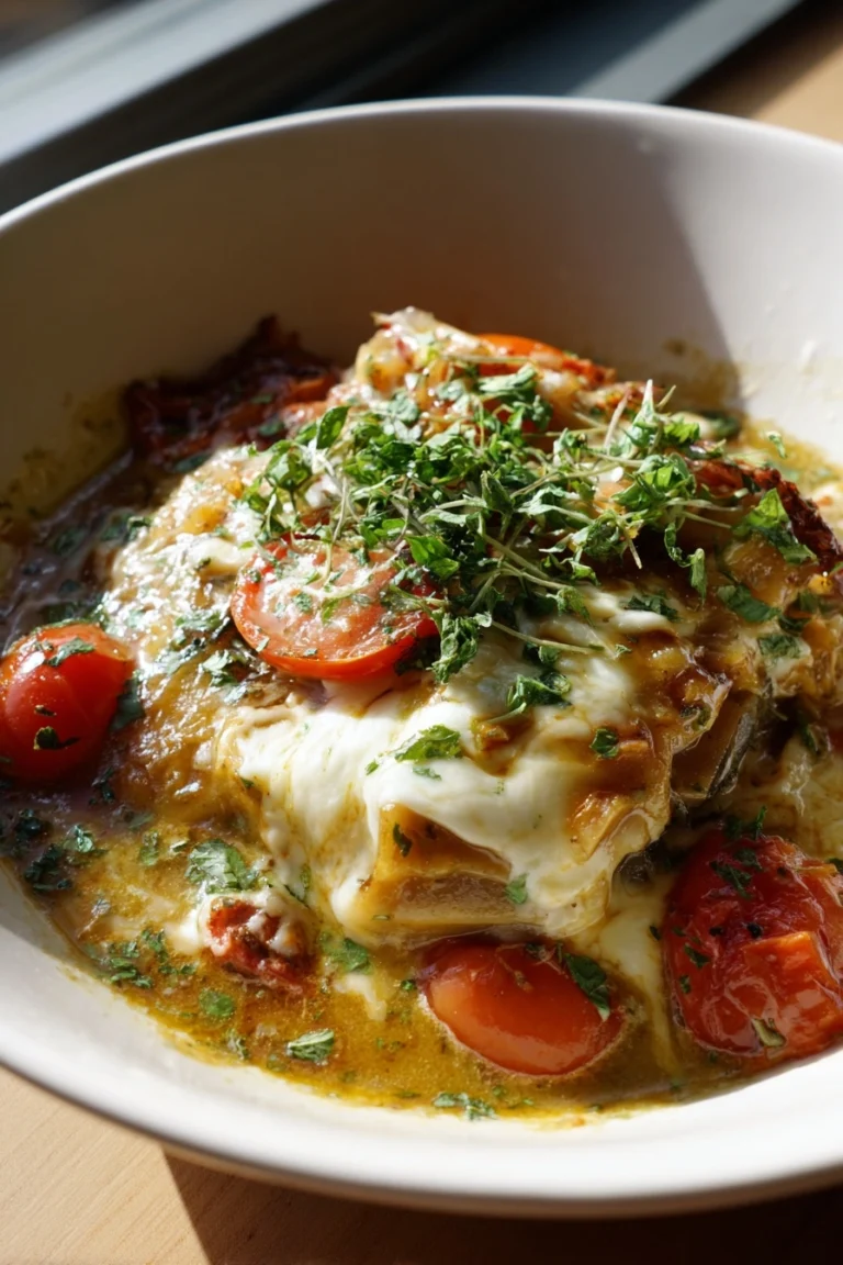 Slow Cooker White Lasagna Soup Recipe