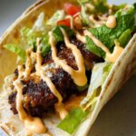 Smash Burger Tacos with Special Sauce