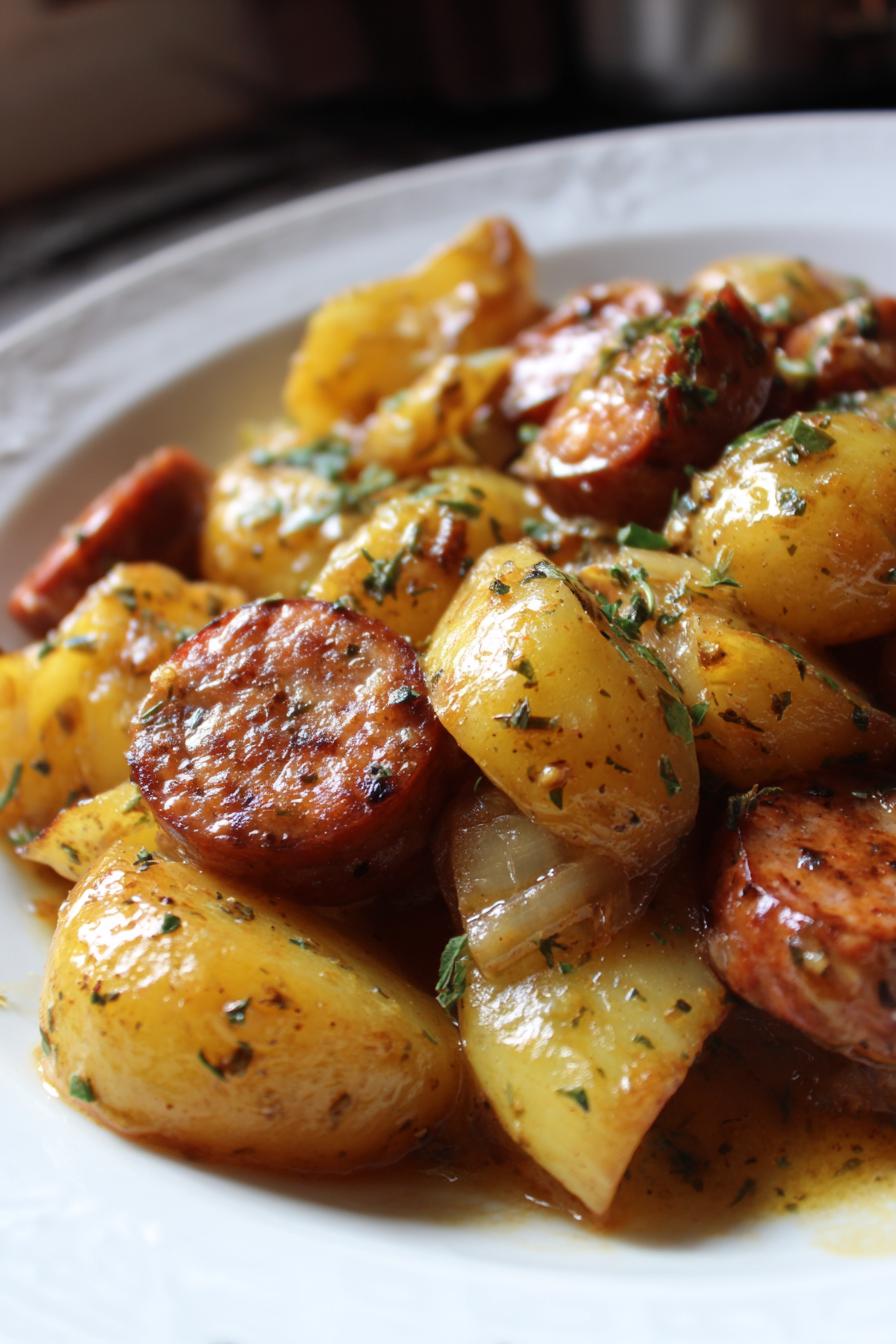 Swamp Potatoes with Sausage Hit the Spot