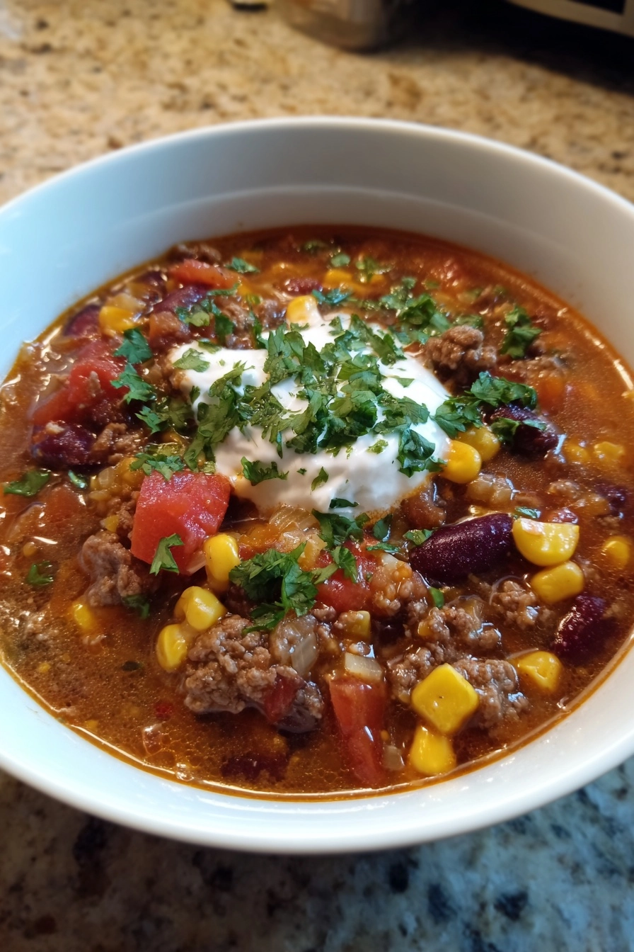 Taco Soup With Ranch Packet