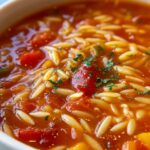 Tomato Orzo Soup (Cozy)