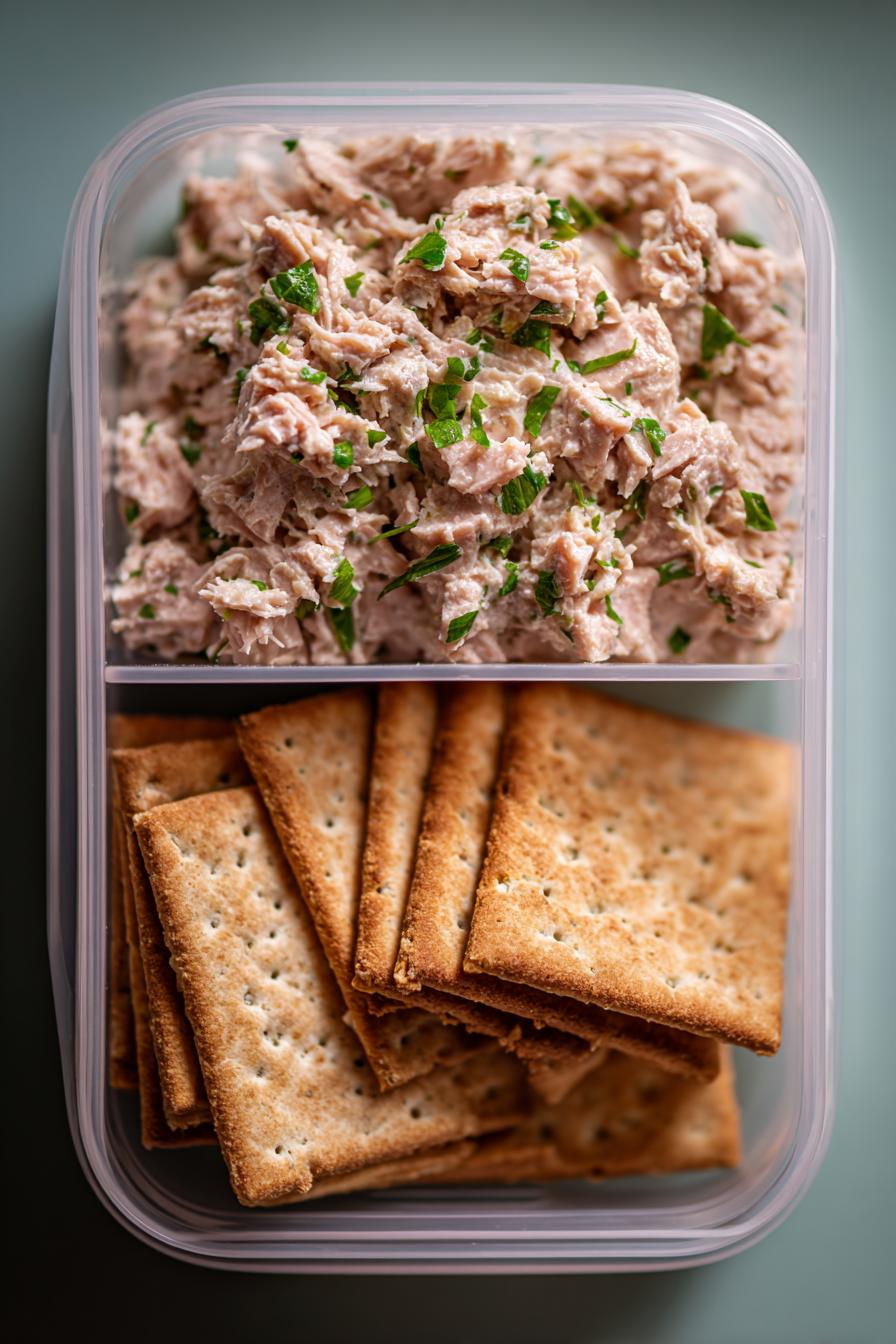 Tuna & Crackers Protein Lunch Box