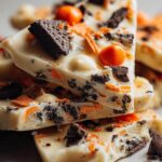 White Chocolate Halloween Oreo Bark