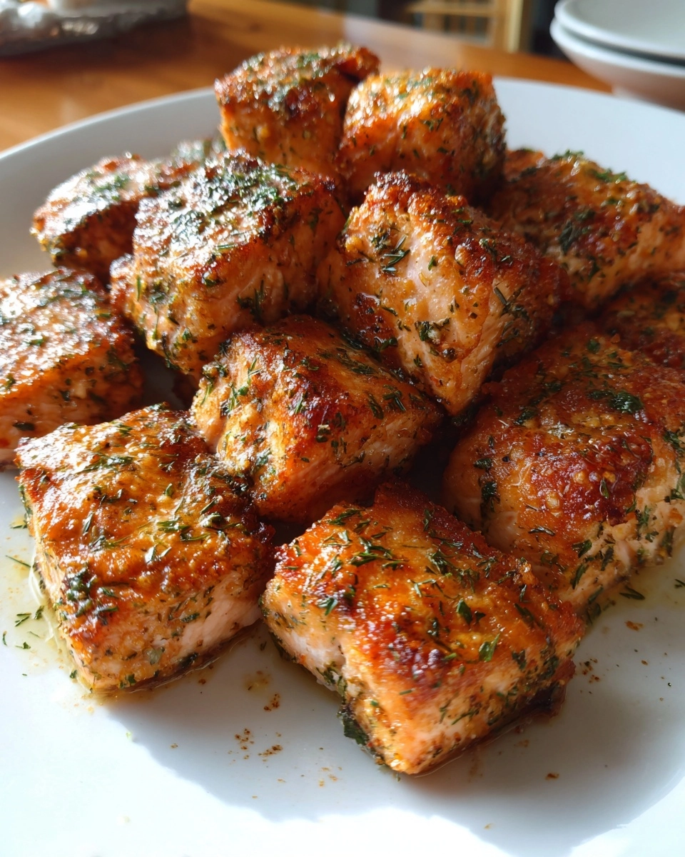 air fryer salmon bites