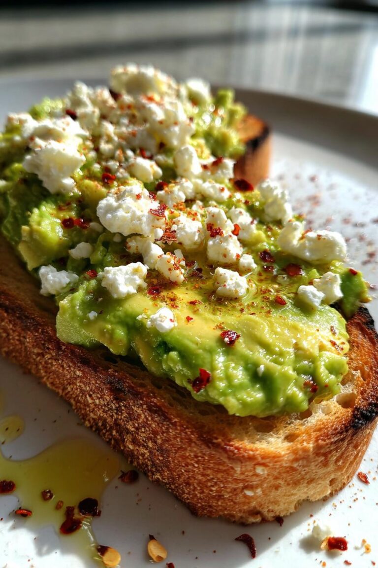 Avocado Feta Toast