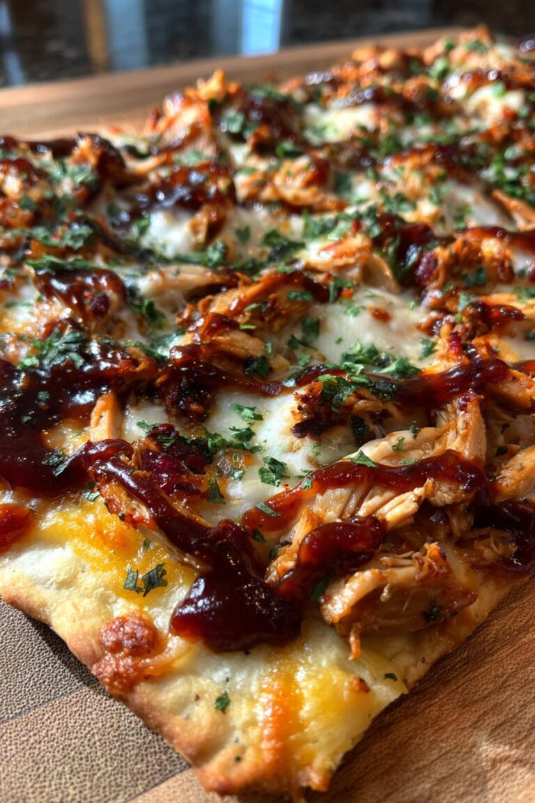 BBQ Chicken Flatbread Pizza