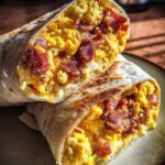 Bacon Egg Cheese Breakfast Burrito