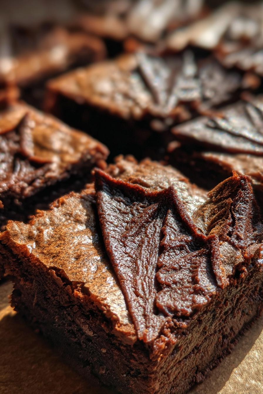 Bat wing brownies