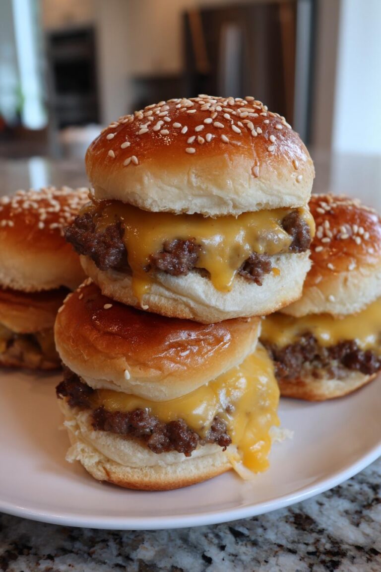 Beef Cheddar Sliders