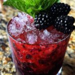 Blackberry Mint Julep cocktail