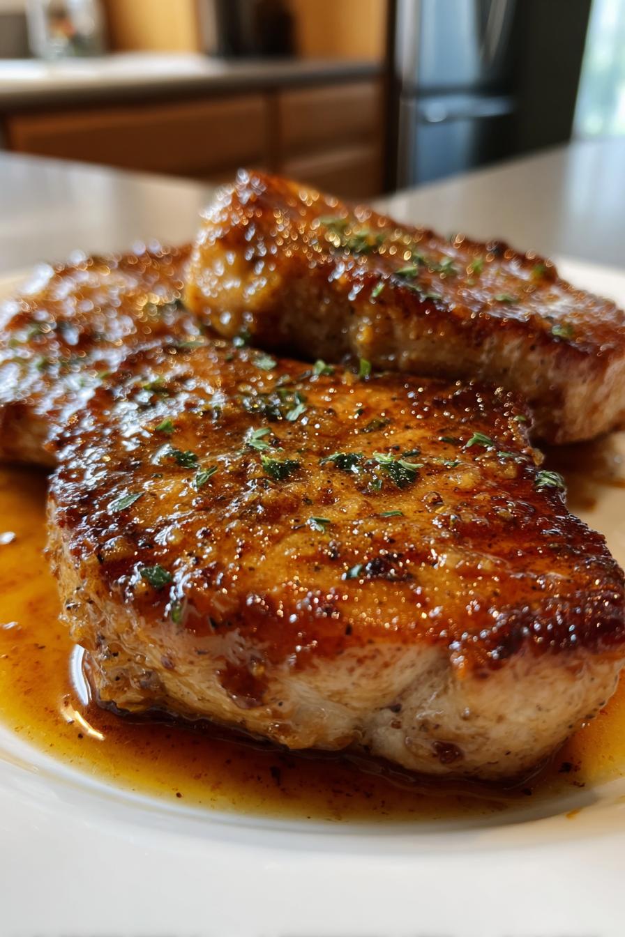 Boneless Pork Chops (with Honey Garlic Sauce!) - Rasa Malaysia