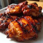 Caramelized BBQ Chicken Thighs in the Oven