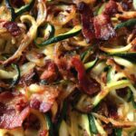 Caramelized Onion & Bacon Zoodle Bake