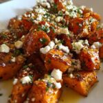 Caramelized Sweet Potatoes Maple Feta