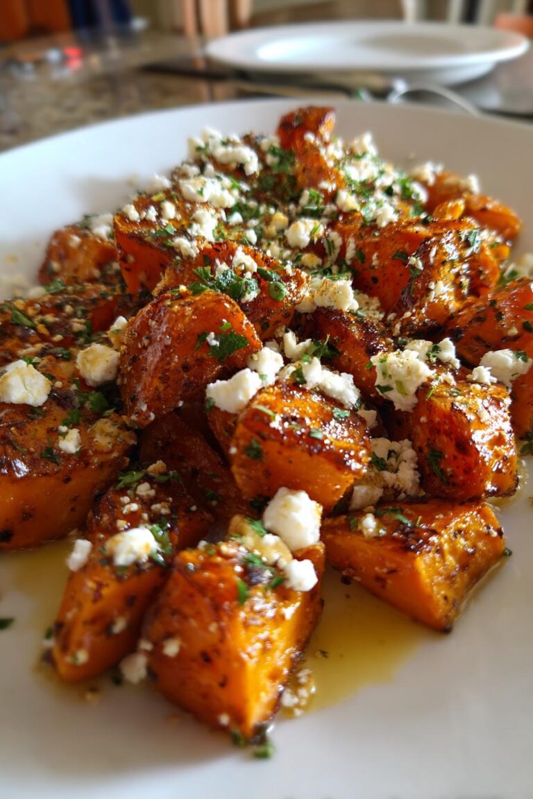 Caramelized Sweet Potatoes Maple Feta