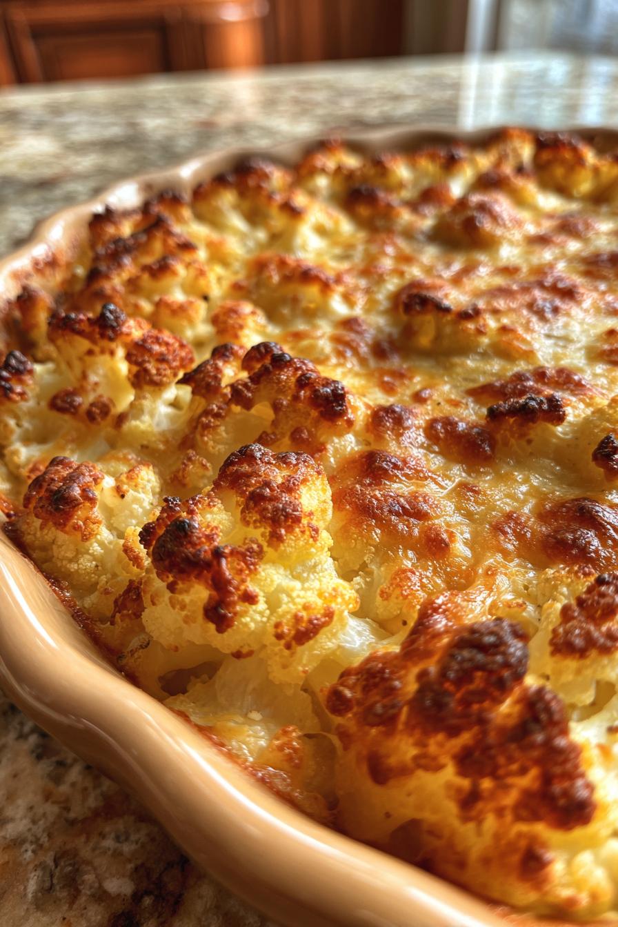 Cheesy Cauliflower Bake