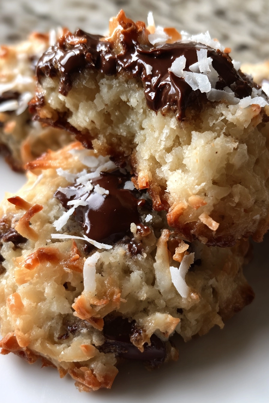 Chewy Almond Joy Cookies with Coconut, Chocolate &...