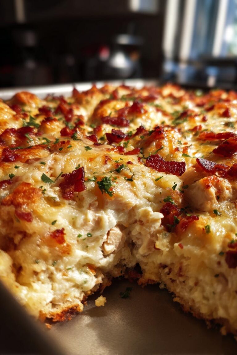 Chicken Bacon Ranch Casserole