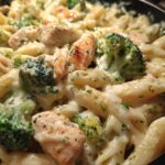 Chicken Broccoli Baked Alfredo