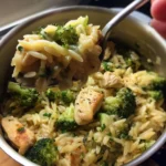Chicken Broccoli Orzo – One Pot