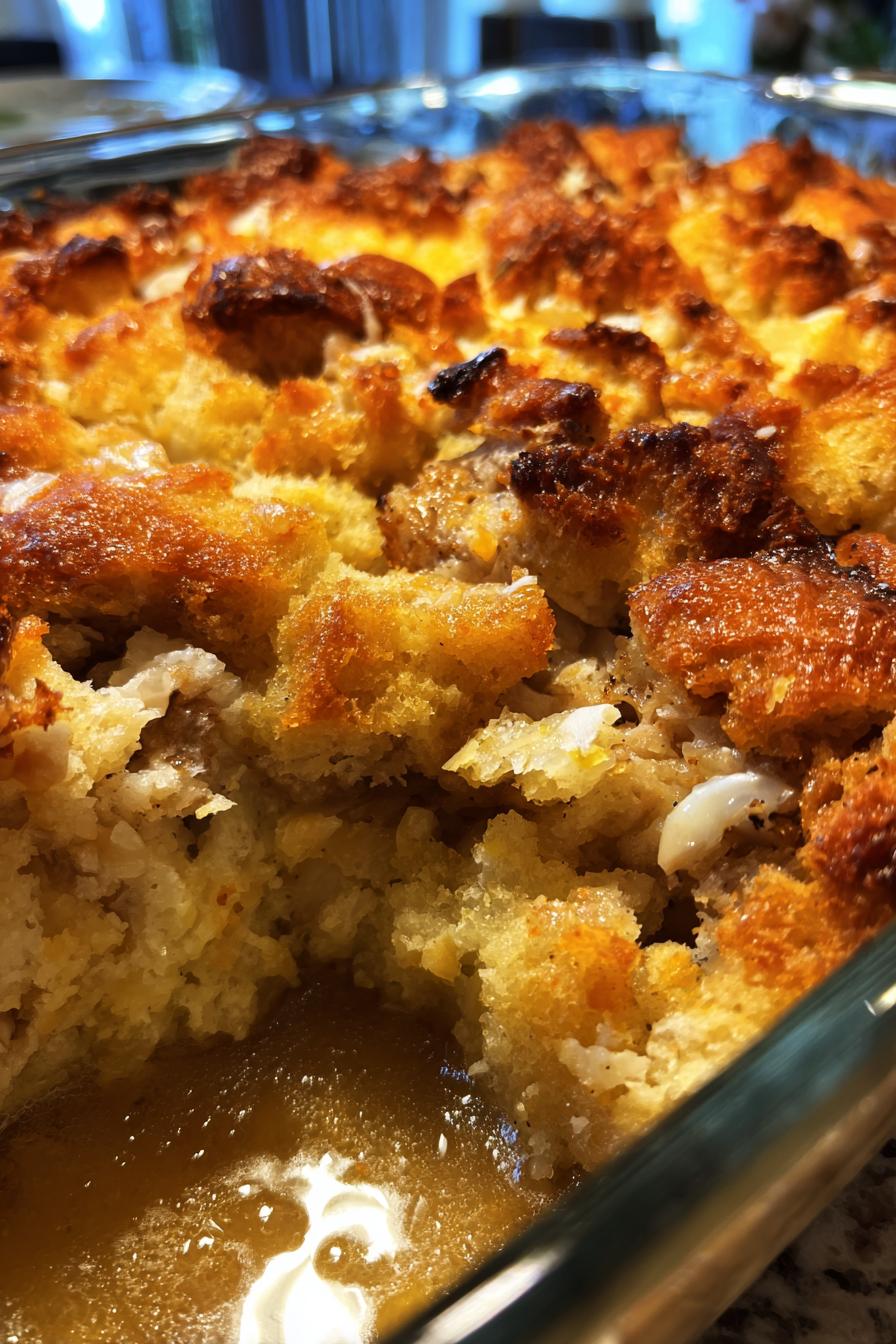 Chicken and Stuffing Casserole