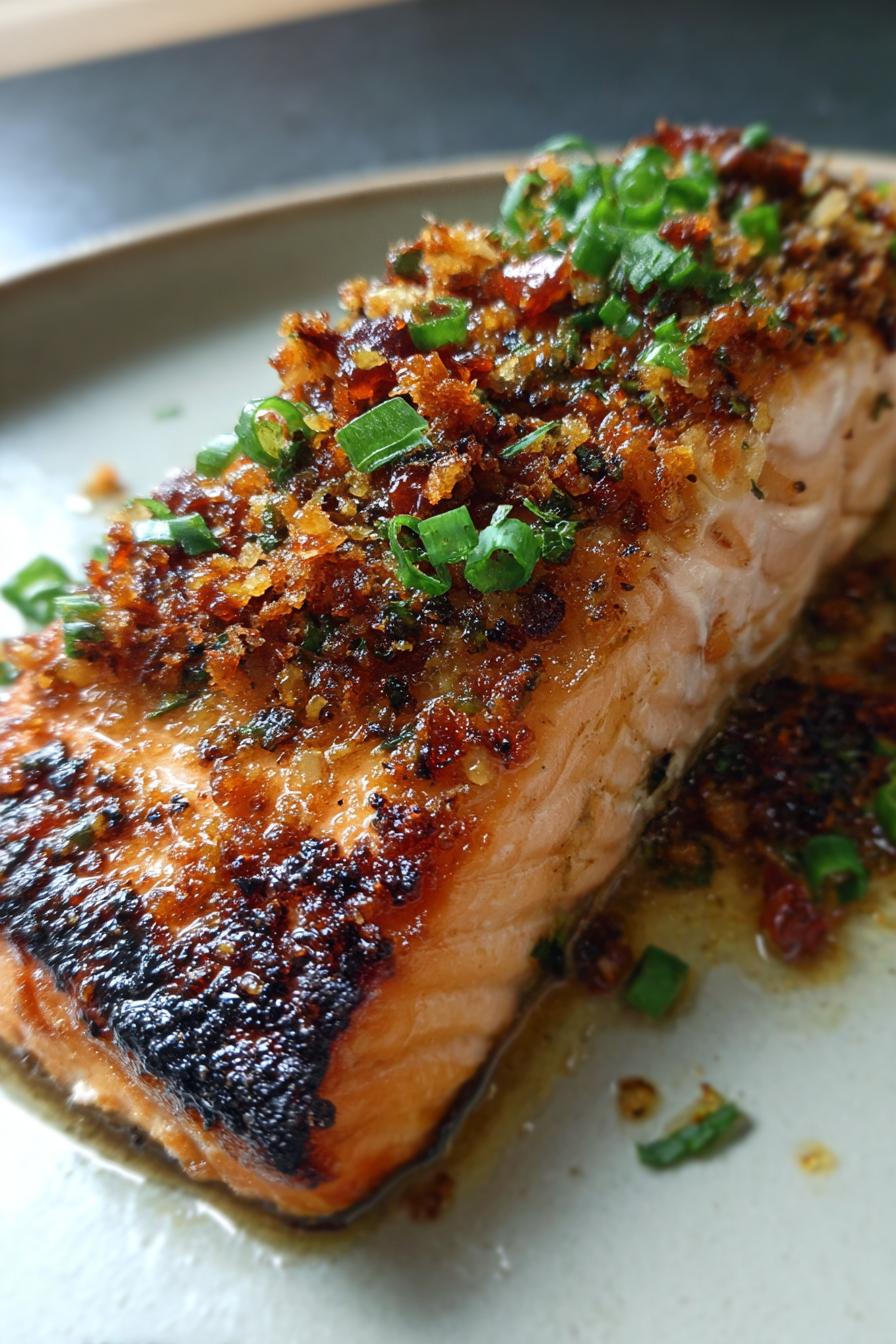 Chili Crunch Salmon
