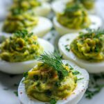 Christmas Tree Deviled Eggs!