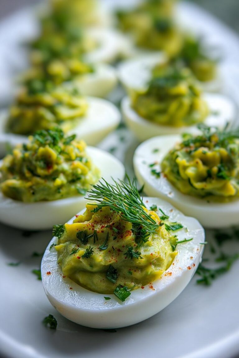 Christmas Tree Deviled Eggs!