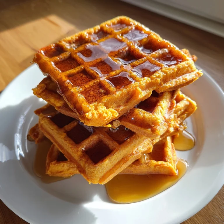 Cinnamon-Spiced Sweet Potato Waffles