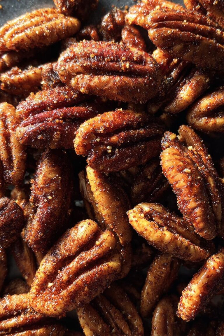 Cinnamon Sugar Roasted Pecans