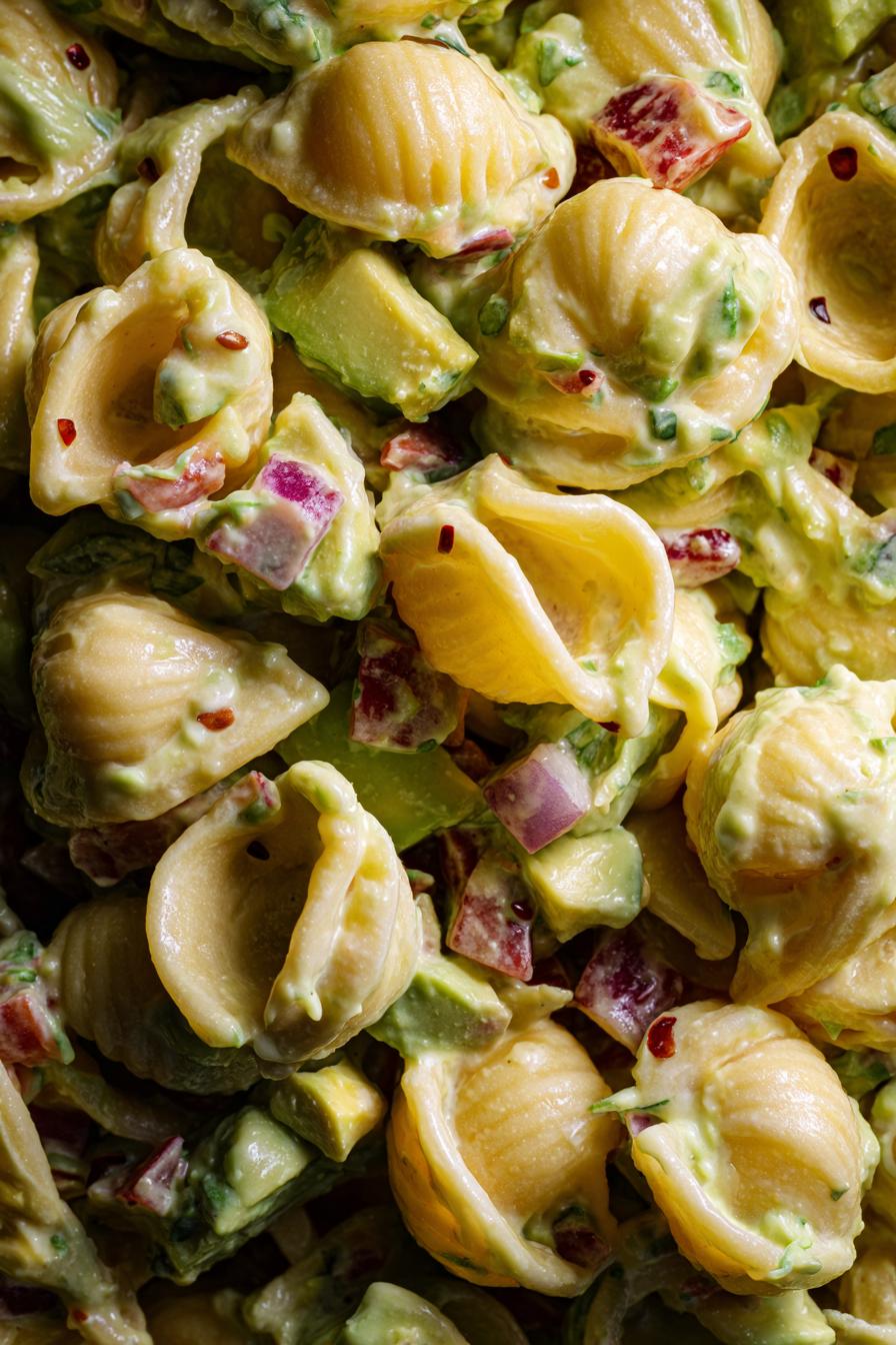 Creamy Avocado Ranch Pasta Salad