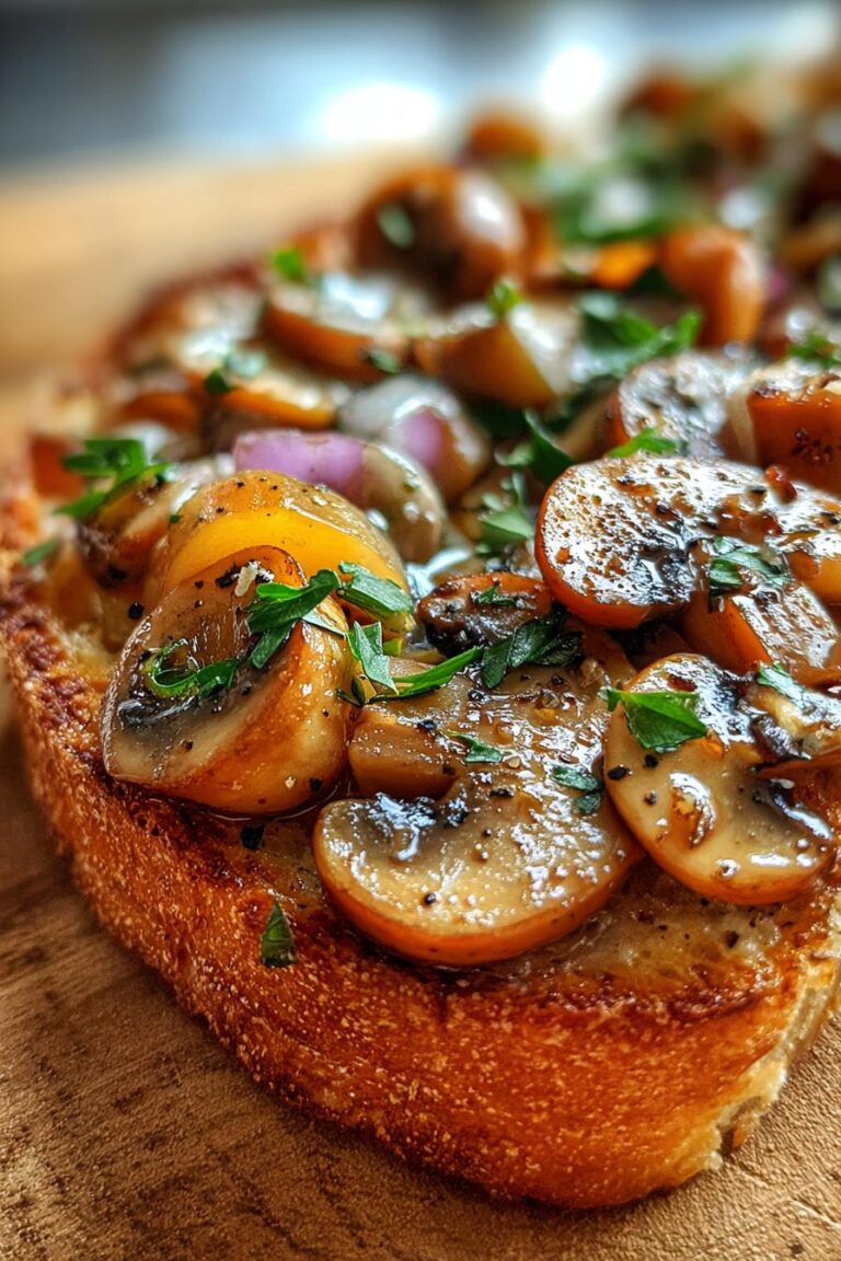 Creamy Mushroom Toast