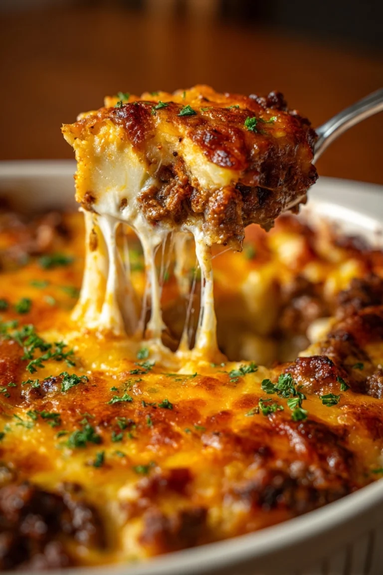 Creamy One-Pot Beef and Potato Casserole – Cozy and Simple